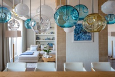 Фото интерьера гостиной квартиры в современном стиле