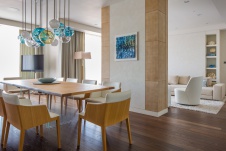 Фото интерьера столовой квартиры в современном стиле