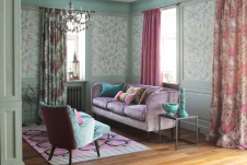 Фото интерьера гостиной дома в стиле фьюжн