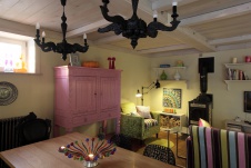 Фото интерьера зоны отдыха дома в стиле фьюжн