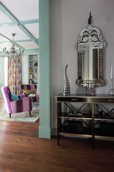 Фото интерьера гостиной дома в стиле фьюжн