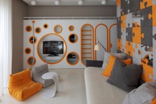 Фото интерьера детской квартиры в стиле минимализм