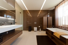 Фото интерьера санузла дома в современном стиле