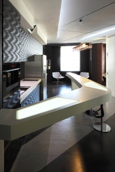 Фото интерьера кухни квартиры в стиле минимализм