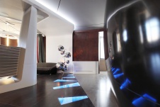 Фото интерьера зоны отдыха квартиры в стиле минимализм