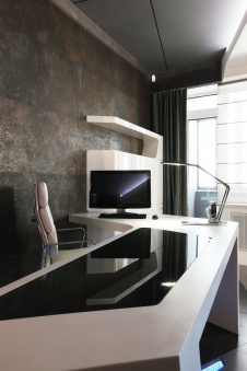 Фото интерьера кабинета квартиры в стиле минимализм