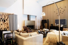 Фото интерьера гостиной дома в современном стиле