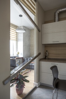 Фото интерьера кухни квартиры в стиле лофт