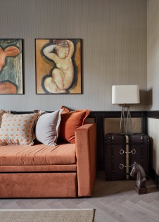 Фото интерьера кабинета квартиры в стиле фьюжн