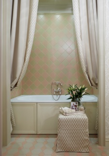 Фото интерьера ванной квартиры в стиле фьюжн