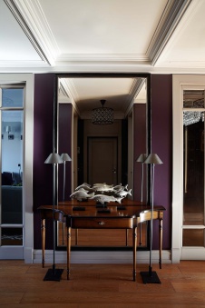 Фото интерьера входной зоны квартиры в американском стиле