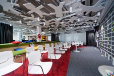 Фото интерьера конференц-зала офиса в стиле минимализм