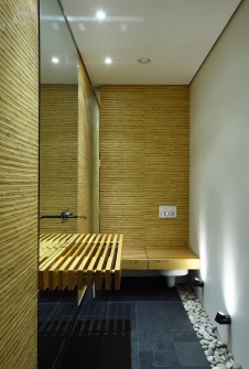 Фото интерьера санузла дома в стиле ар-деко