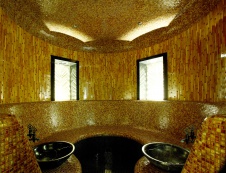 Фото интерьера хаммама дома в стиле ар-деко