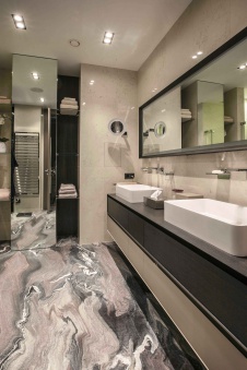 Фото интерьера санузла квартиры в стиле минимализм