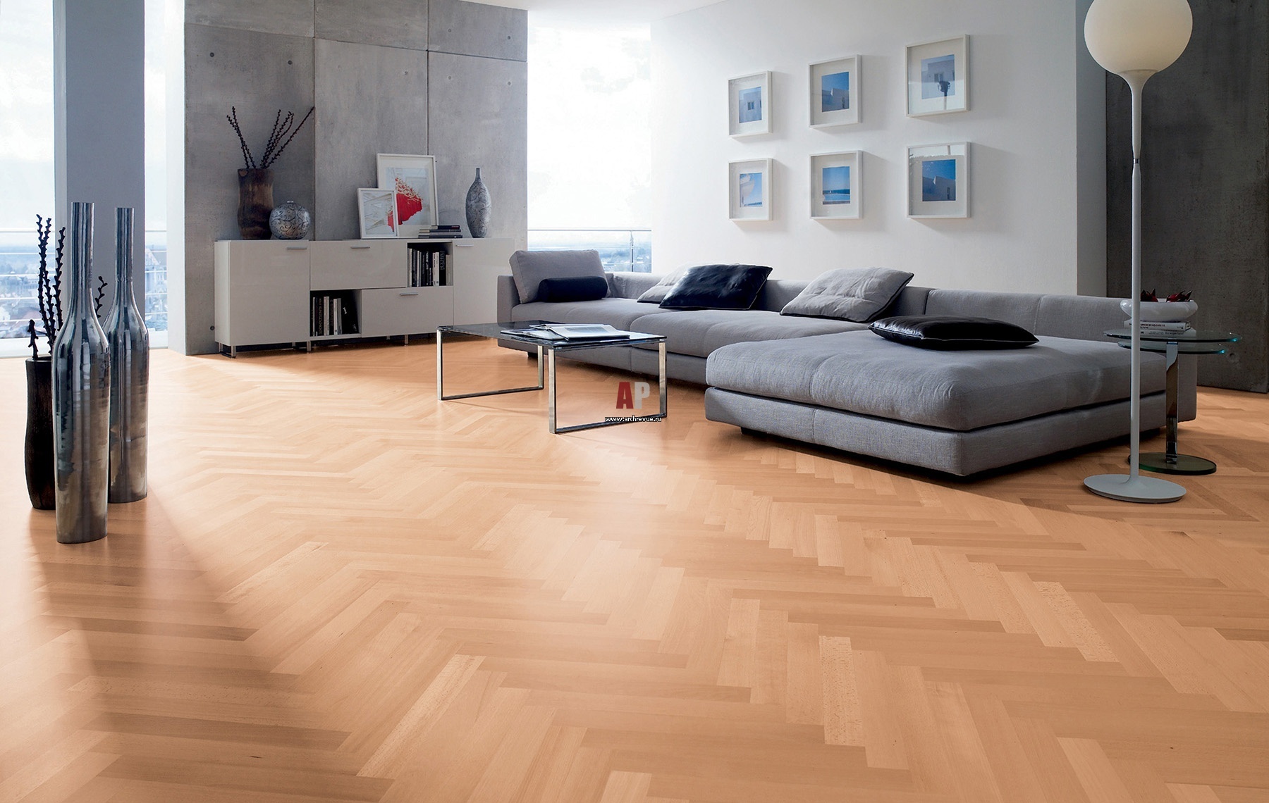 Березовый паркет в интерьере