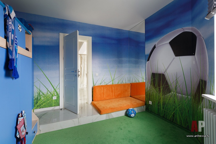 Фото интерьера детской квартиры в стиле гламур
