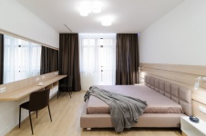 Фото интерьера спальни квартиры в стиле минимализм