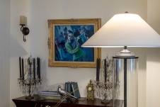 Фото интерьера гостиной квартиры в стиле фьюжн