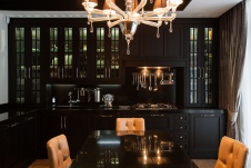 Фото интерьера столовой дома в стиле ар-деко