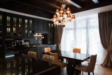 Фото интерьера столовой дома в стиле ар-деко