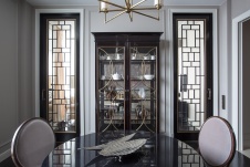 Фото интерьера столовой квартиры в стиле ар-деко