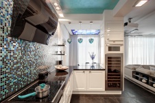 Фото интерьера кухни квартиры в современном стиле