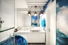 Фото интерьера санузла квартиры в современном стиле