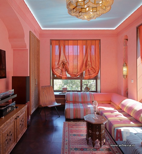 Фото интерьера кальянной квартиры в современном стиле