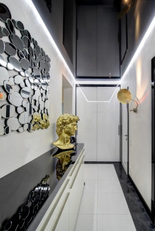 Фото интерьера входной зоны квартиры в современном стиле