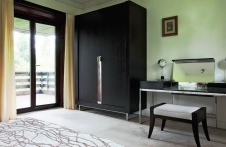 Фото интерьера спальни дома в стиле фьюжн