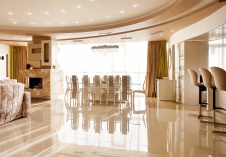 Фото интерьера гостиной квартиры в современном стиле