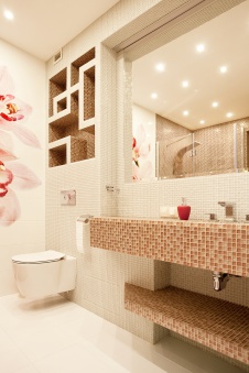 Фото интерьера санузла квартиры в современном стиле