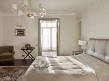 Фото интерьера спальни дома в стиле фьюжн