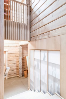 Фото лестницы дома в эко стиле