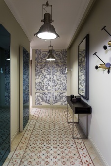 Фото интерьера входной зоны квартиры в стиле фьюжн