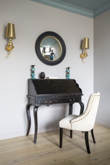 Фото интерьера спальни квартиры в стиле фьюжн