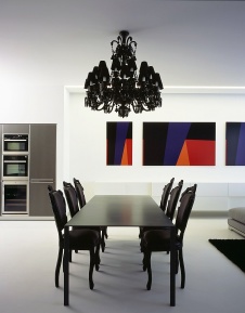 Фото интерьера столовой квартиры в стиле минимализм