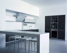 Фото интерьера кухни квартиры в стиле минимализм