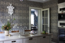 Фото интерьера кухни дома в стиле фьюжн