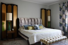 Фото интерьера спальни дома в стиле фьюжн