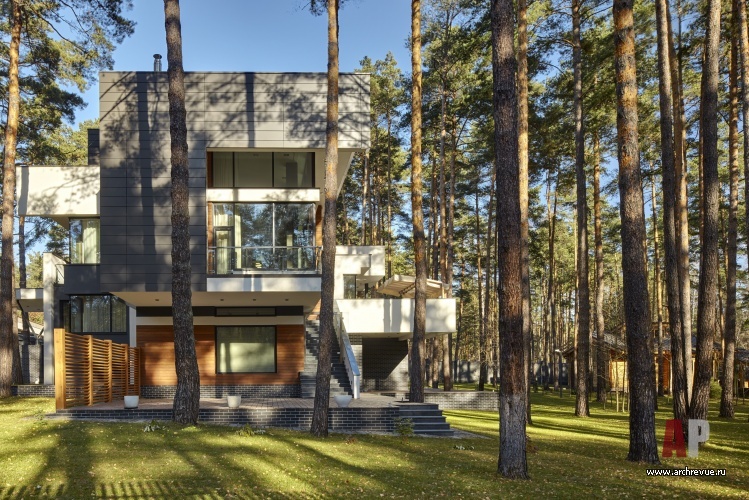 Фото фасада дома в современном стиле