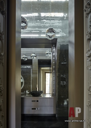 Фото интерьера санузла дома в современном стиле