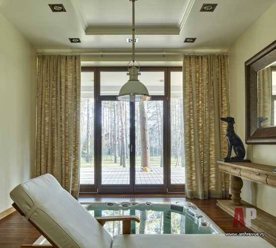 Фото интерьера зоны СПА дома в современном стиле