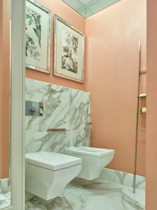 Фото интерьера санузла квартиры в стиле фьюжн