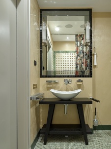 Фото интерьера санузла квартиры в стиле фьюжн