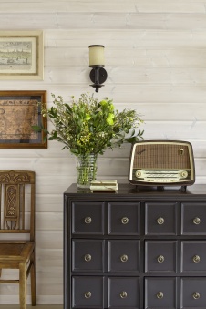 Фото интерьера входной зоны небольшого дома в стиле фьюжн