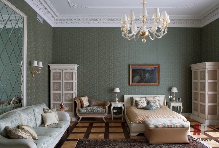 Фото интерьера детской резиденции в дворцовом стиле
