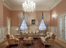 Фото интерьера гостевой резиденции в дворцовом стиле