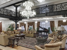Фото интерьера гостиной дома в дворцовом стиле